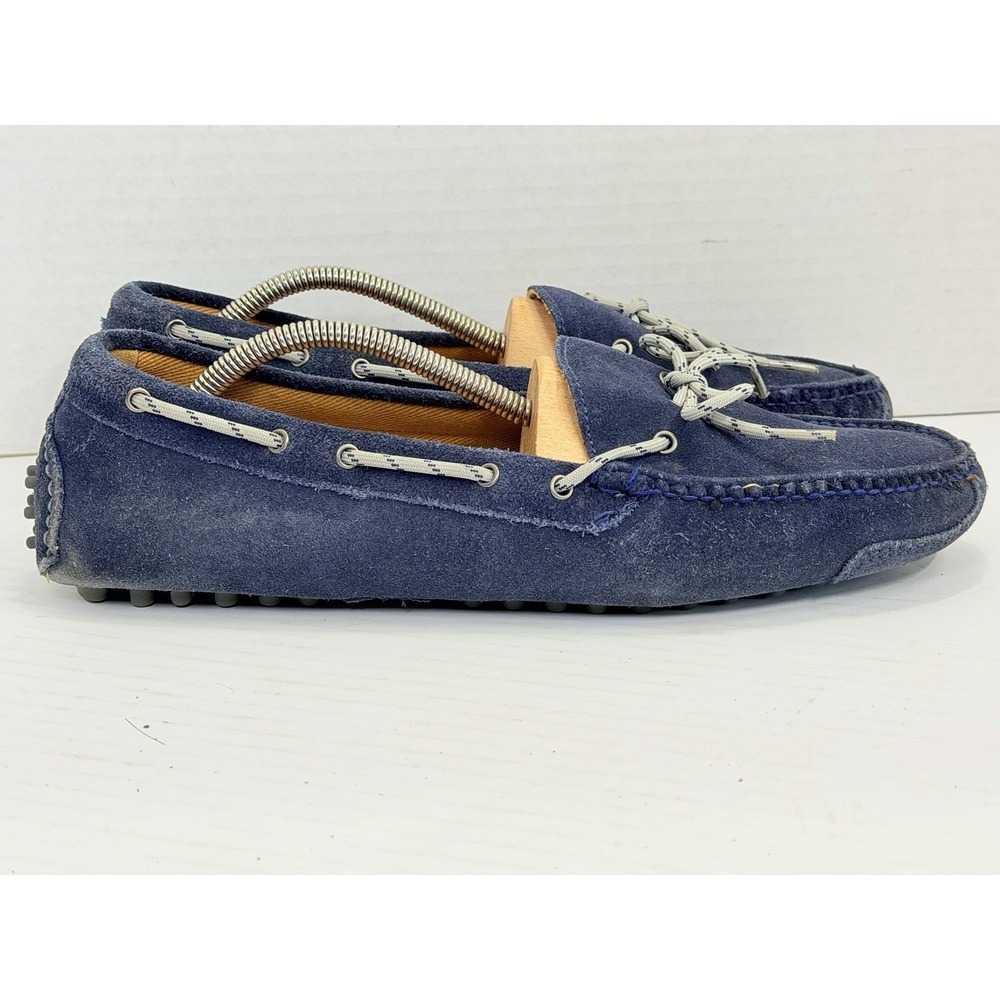 Cole Haan Gunnison II Blue Suede Driving Loafers Men's‎ 11D C12807 Moc Toe